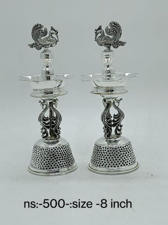 NS:- 500 :- Size :- 8* inch Decorative Oil Lamp With Stand