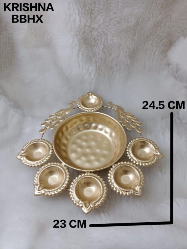 Multi Section Pooja Plates
