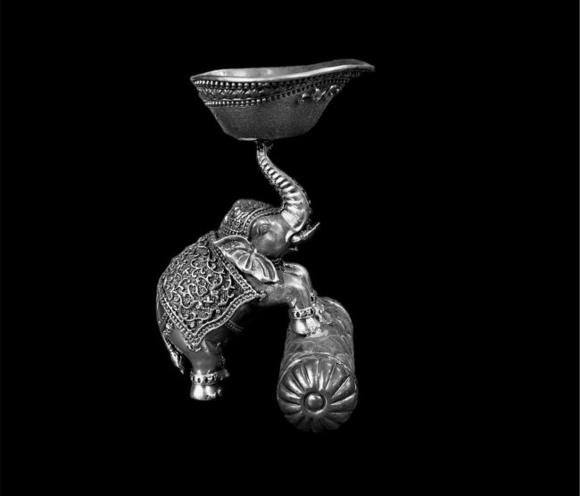 Decorative Elephant Oil Lamp